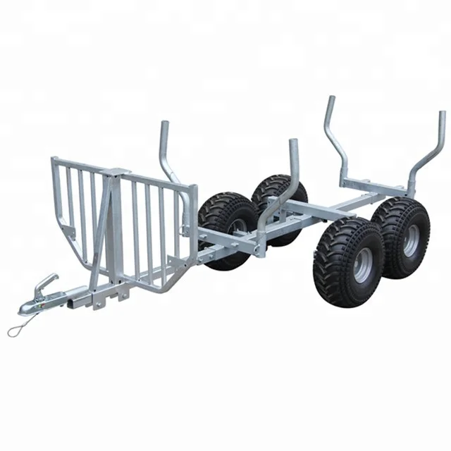ATV/Farm/Log /timber grapple trailer with crane