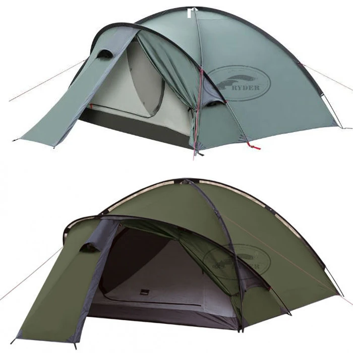 2 Man Waterproof Fireproof 4 Season Aluminum Pole Outdoor Equipment Custom Dome Tent for Mountaineering Sports