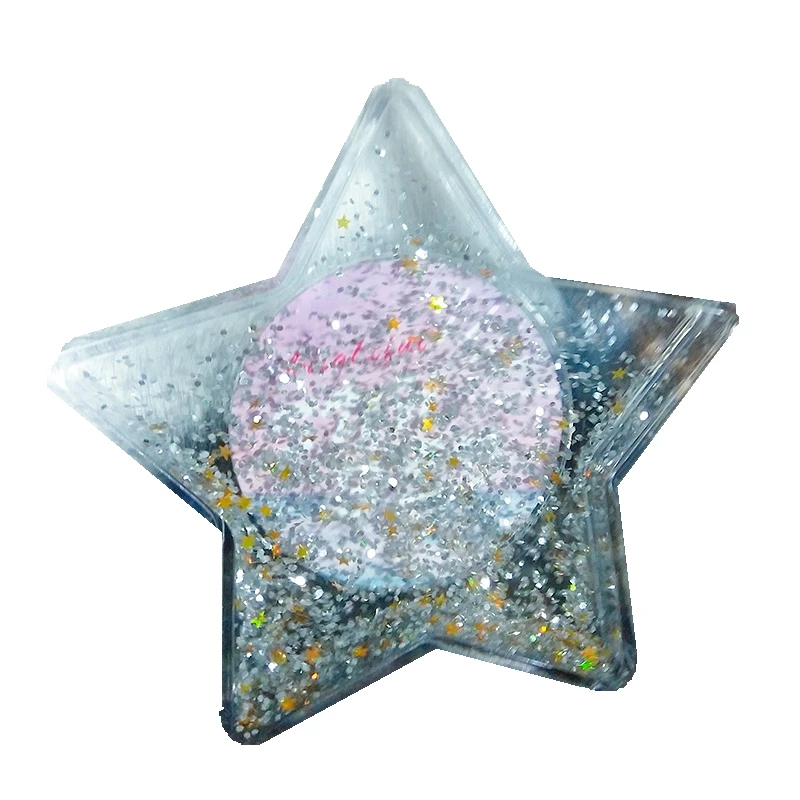 Egg Shape Photo Frame  Snowglobe Acrylic Photo Frame with Glitter