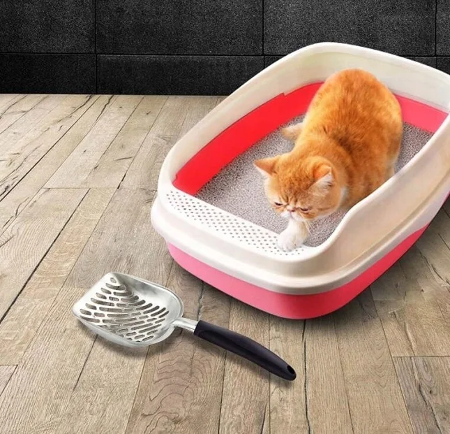 High Quality Stainless Steel Food Scoops Pet Cat Litter Scoop