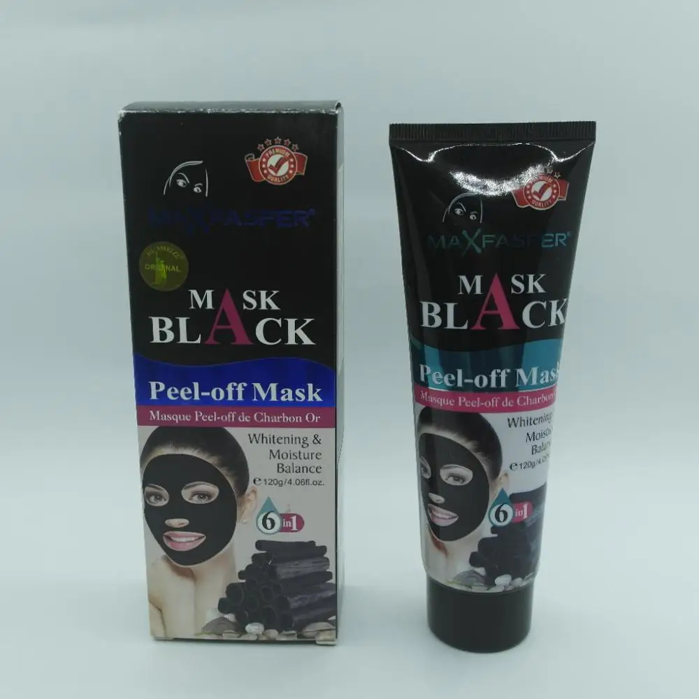 MAX FASFER 120g peel-off mask black bamboo charcoal whitening moisture balance mask