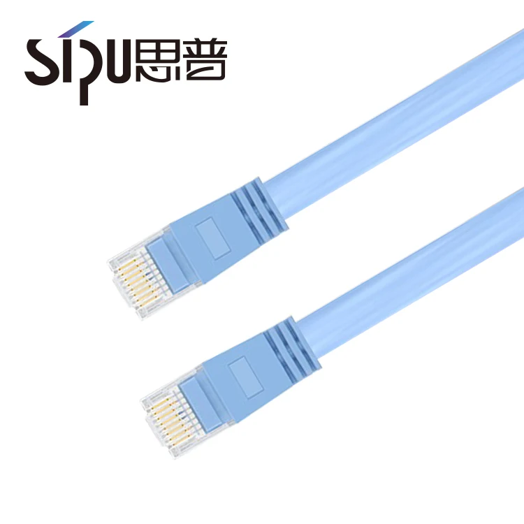 
SIPU New High Quality price 10m flat cat 6a cat6 patch cord 