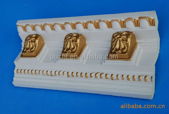 beatiful building material Home Decor Pu Foam Crown Molding/ Pu Cornice