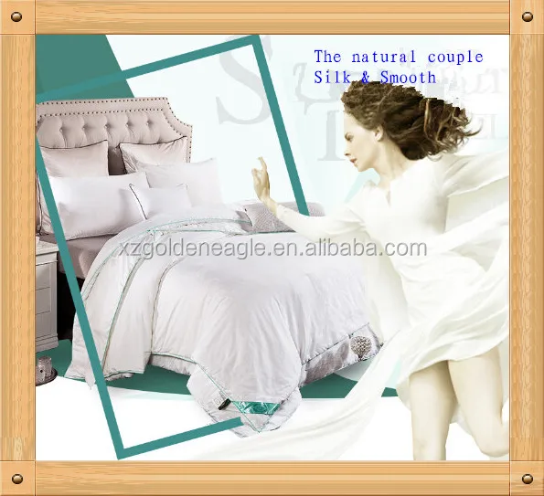 Four season handmade real silk comforter wholesale