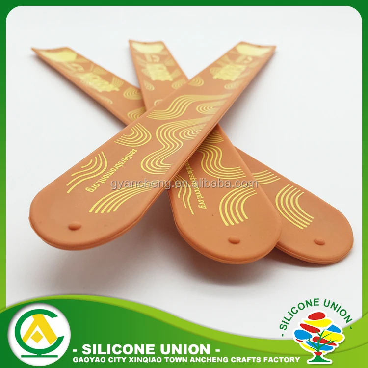 Заказной Мультфильм Логотип Печать 100% Силиконовые Запястье/Бесплатно Пощечину Браслет/Силиконовой