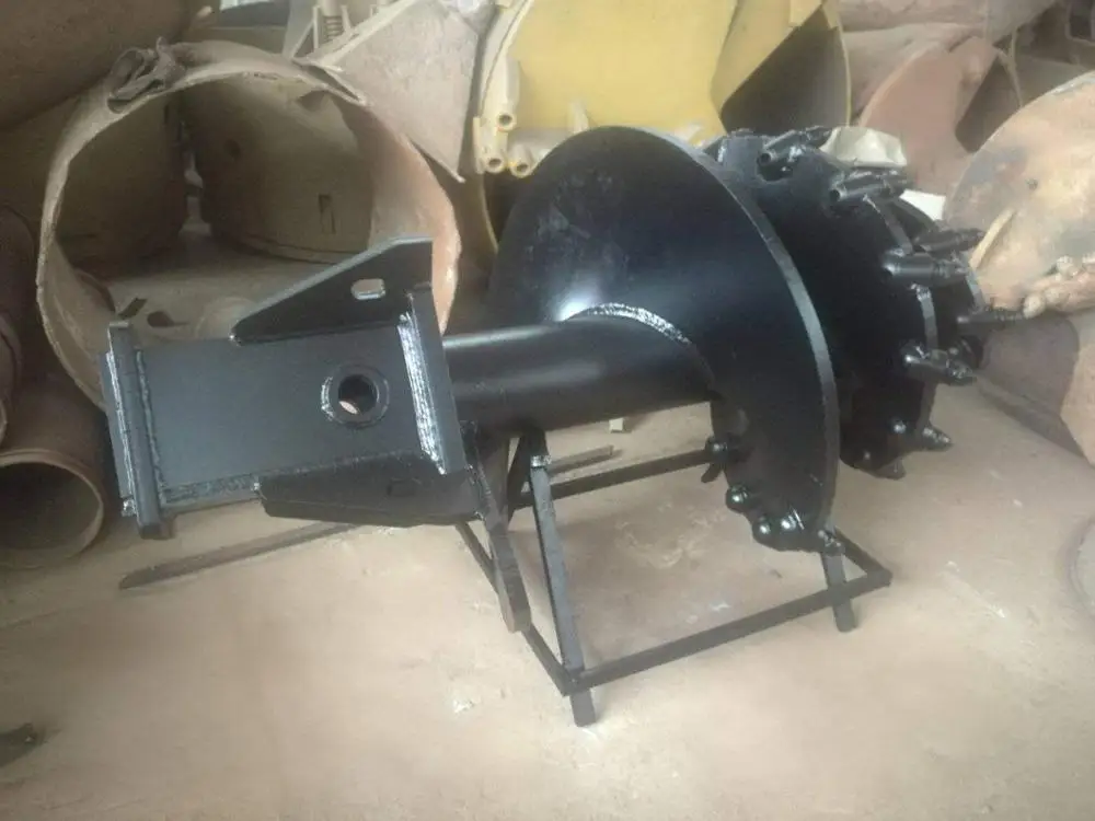 Conical drilling auger high wear resistance