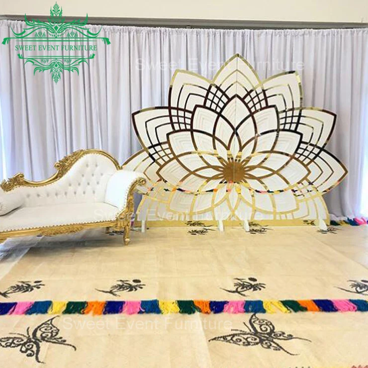 decorative wedding ceremony used acrylic event backdrop display stand
