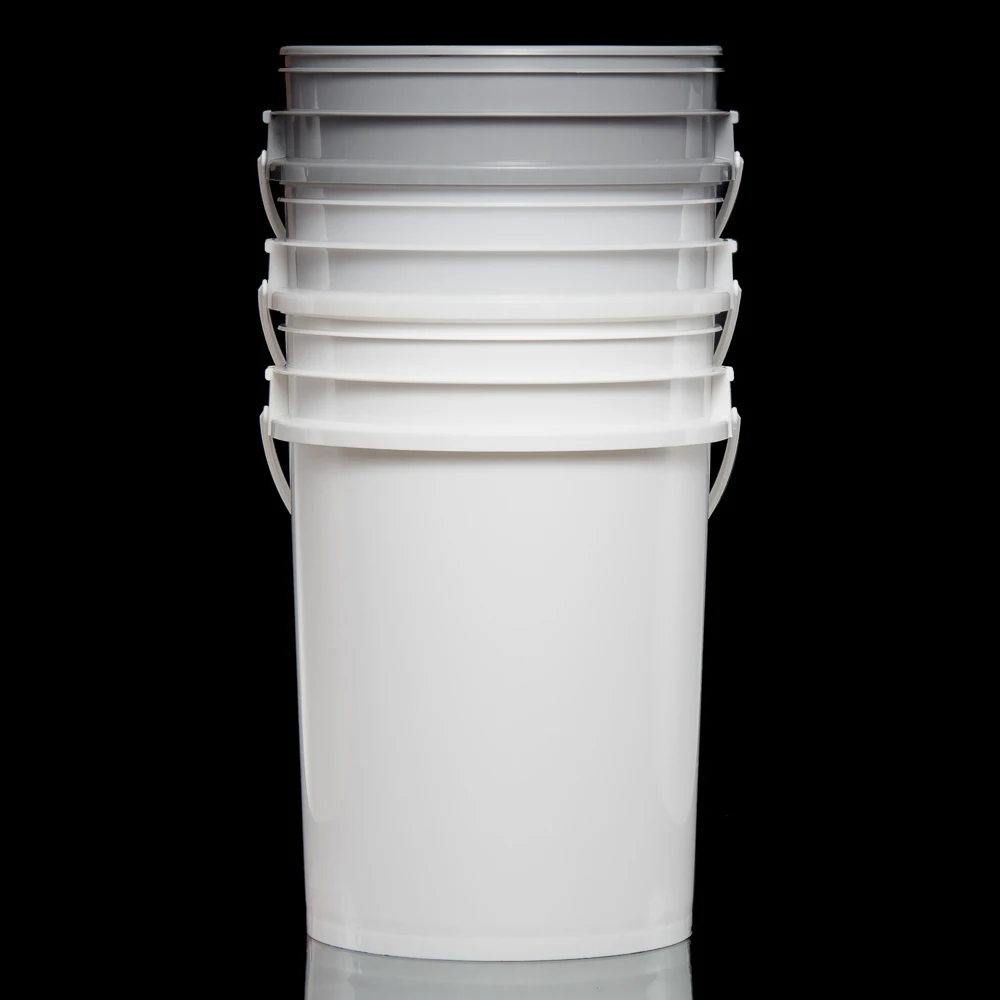 Pail 30 Litre Plastic Bucket Gallon Paint TW Plastic PP/ HDPE Screen Printing with Lid OEM 20 to 23 Liter Plastic, Metal