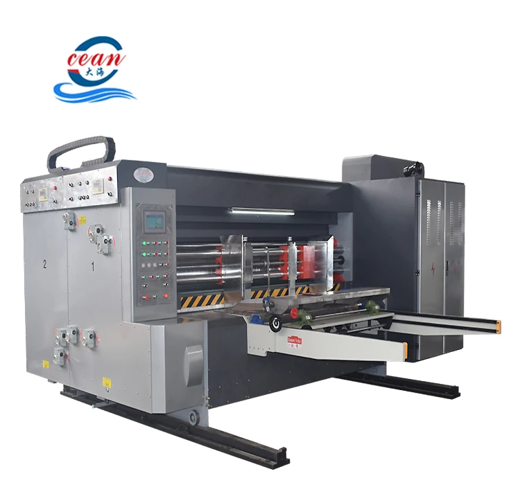 Ты лучший выбор! Океан картона машинное оборудование печатание умирает резки гофрированного картона коробка машина