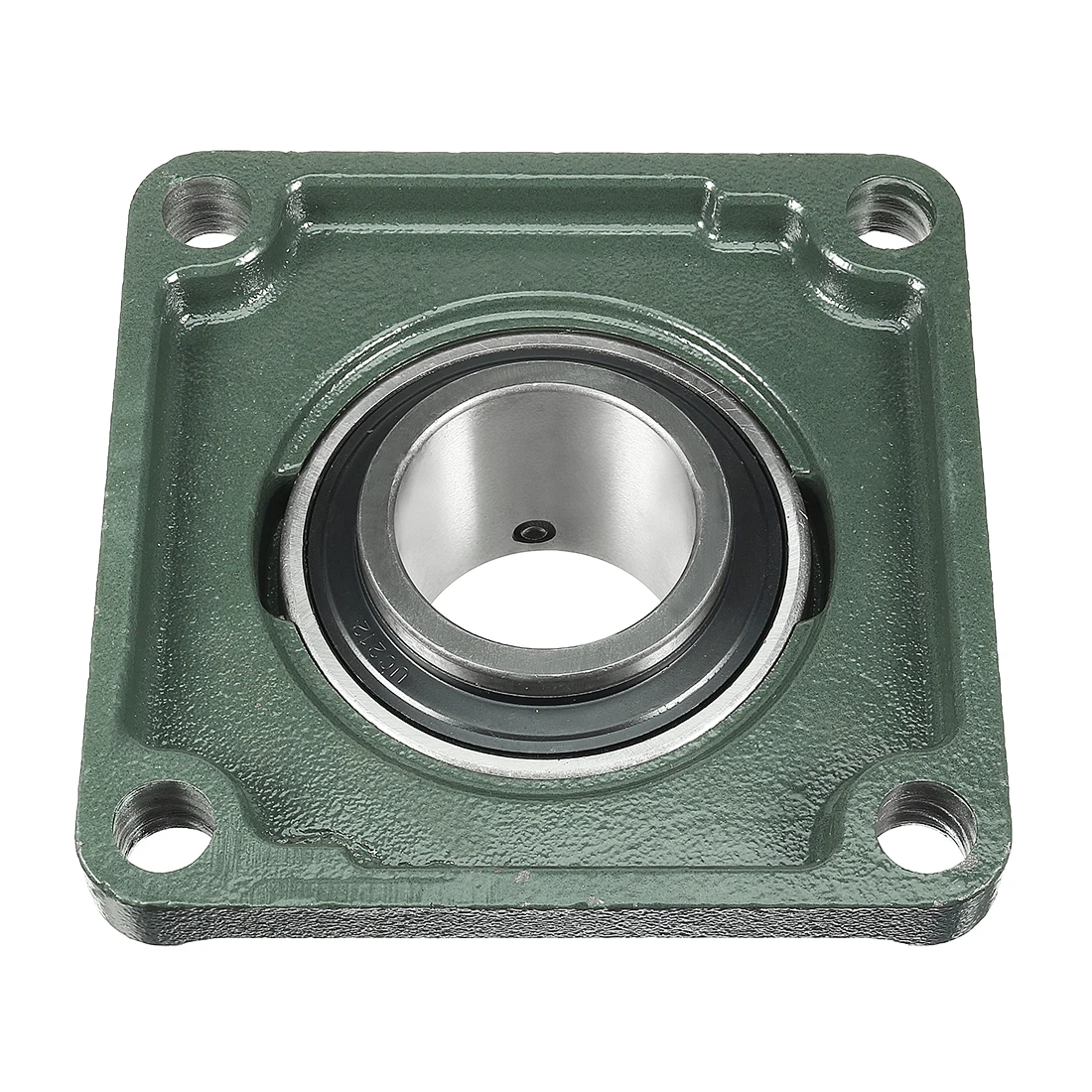 UCF207 4 Bolts Flange Bearing Unit With Wider Inner Ring Insert Bearing Set Screw Locking and Square Flange Housing