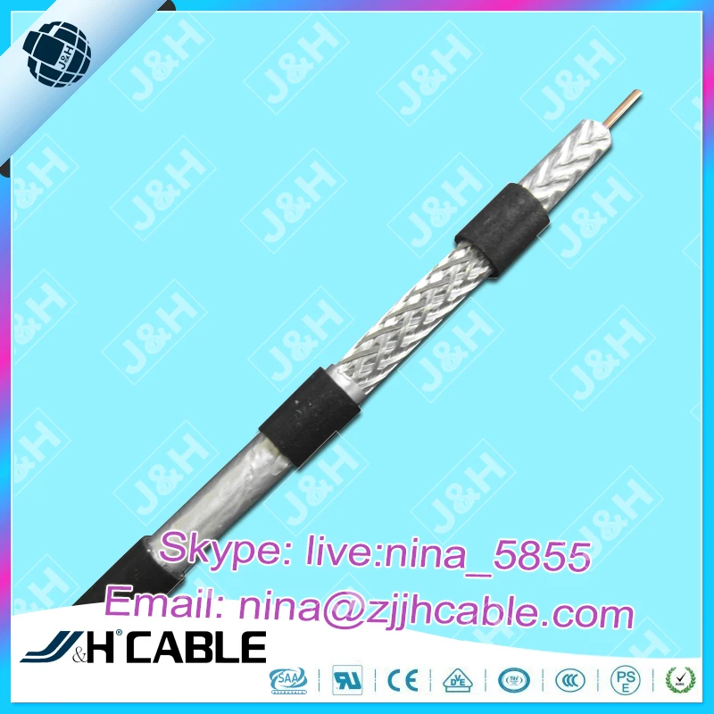 Заводская Цена Высокое Качество RG6 RG11 RG59 RG58 Коаксиальный Кабель Для ТВ/CATV/Спутниковое/Антенна/CCTV