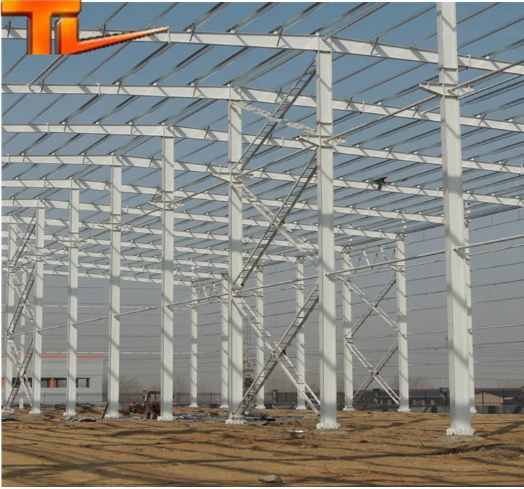 Prefab house Steel structure building frame steel structure shed