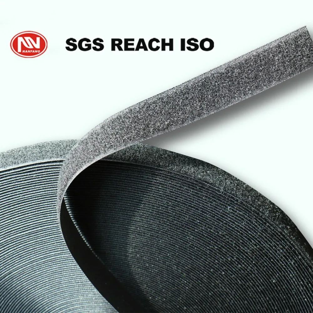 China Eco-friendly Hot sale new products Binding belt glitch Special hook and loop tapes for car 25mm Wholesale Hook and loop