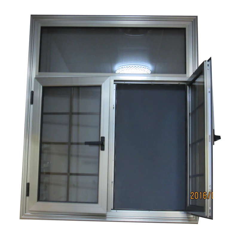 European style beautiful home window design opening 180 degree aluminum casement windows