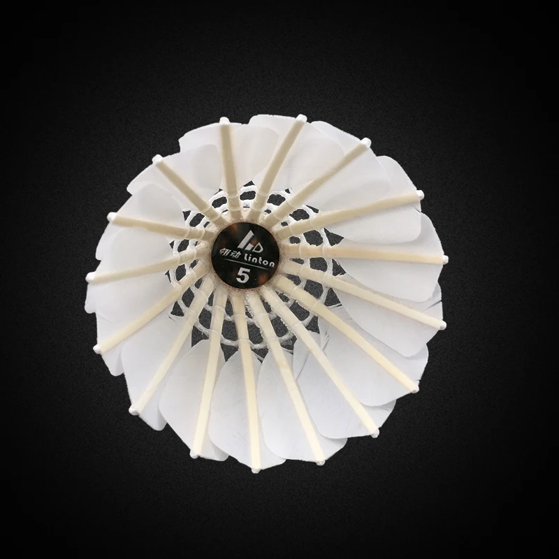 Hot sales linton most durable goose feather badminton shuttlecock