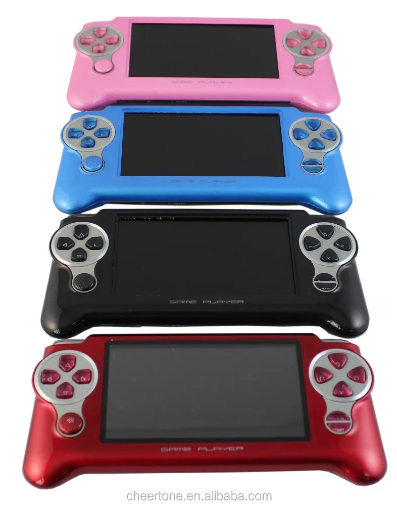 4.3 inch 32 bit handheld game console with camera