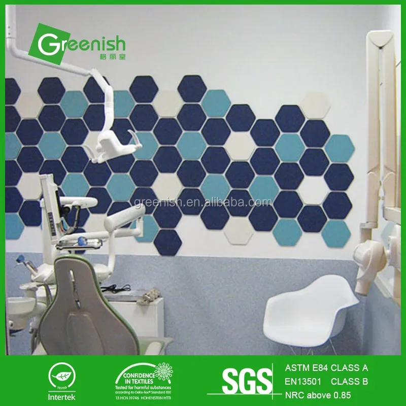 polyester fiber acoustic panel in sheet for music studio