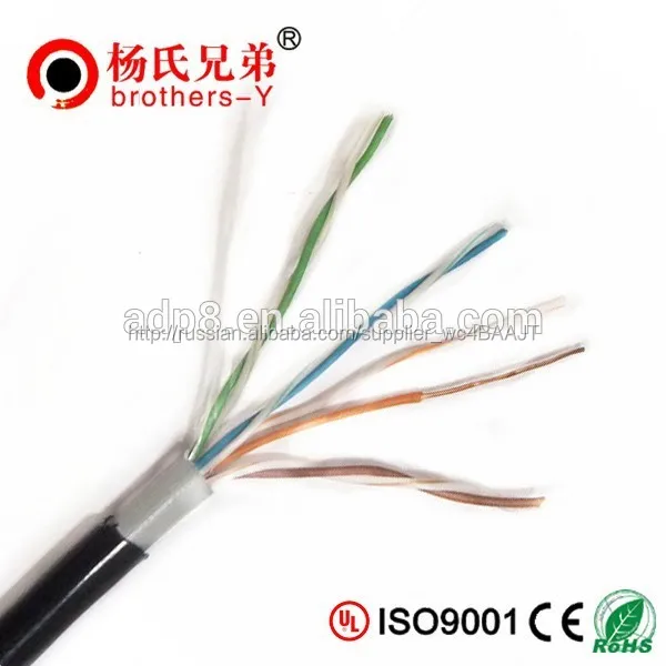 Lszh массовая Cat5e / 6 / 6A / 7 тип проход случайностью lan кабель