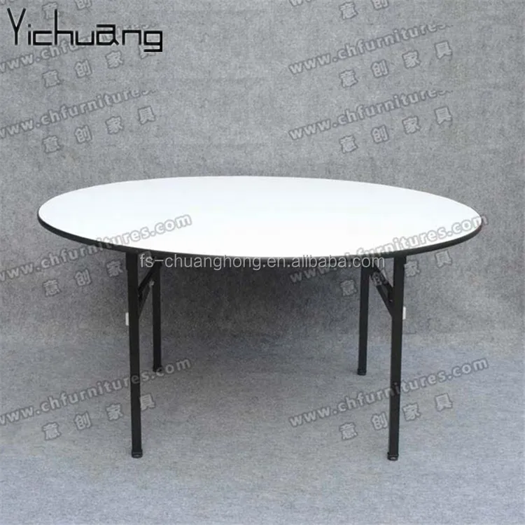 YC-T01Hotel фанеры круглый раскладной Банкетный стол