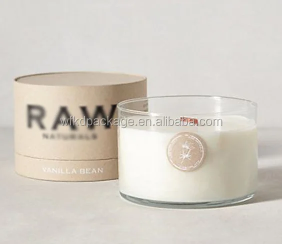 
small round cardboard boxes elegant candle paper tube with lid packaging 