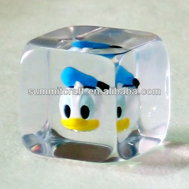 Custom clear polyester casting resin paperweight manufacturers