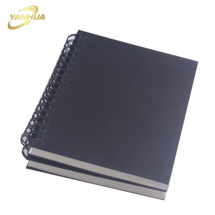 Logo Printed Practical Hard PVC Cover Cheap Spiral Notebook