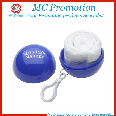 
Custom Disposable Ponch Raincoat in the Ball 