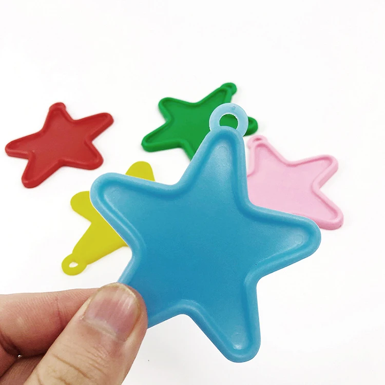 Wholesale Different Design Plastic Helium Foil Balloon Weights Mix Color