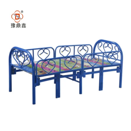 colorful fashionable metal single  bed for home/dormitory kd structure
