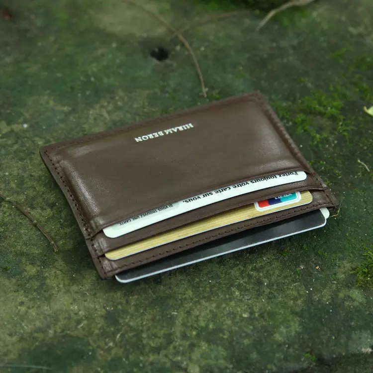 Wholesale Men Leather Credit Card Holder Unique Products To Sell
