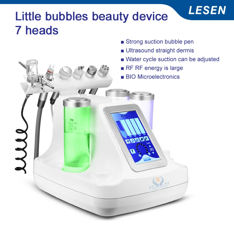 Skin Rejuvenation Acne Therapy And Oxygen Facial Water Peel Bubble Cleaner Machine