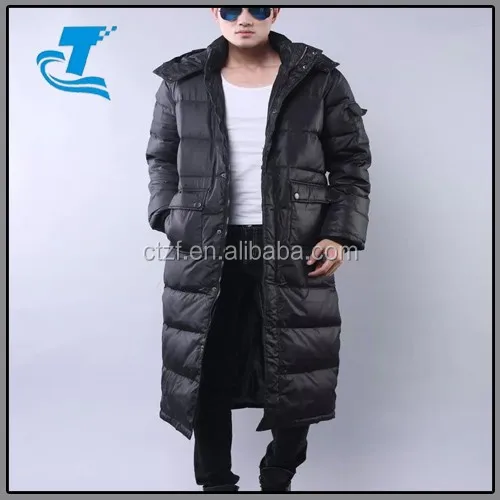 
Newest Fashion Winter Foldable Hood Ultralight Long eider down jacket 