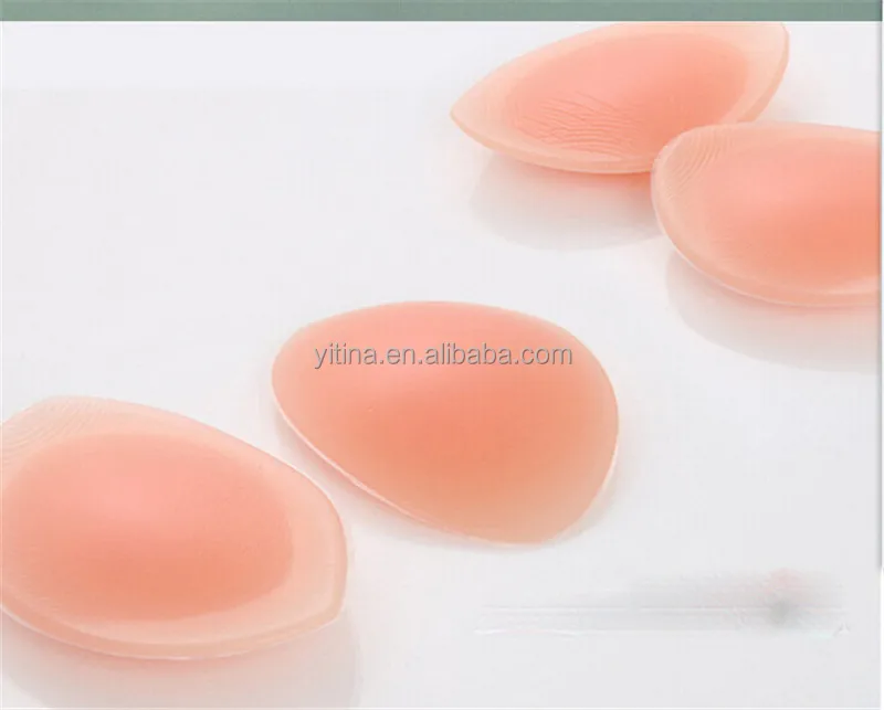 Big Abaloned-shaped Silicone bra insert BI182 corset push up bra Pads Breast uplift Enhancer Push Up Padded Bra
