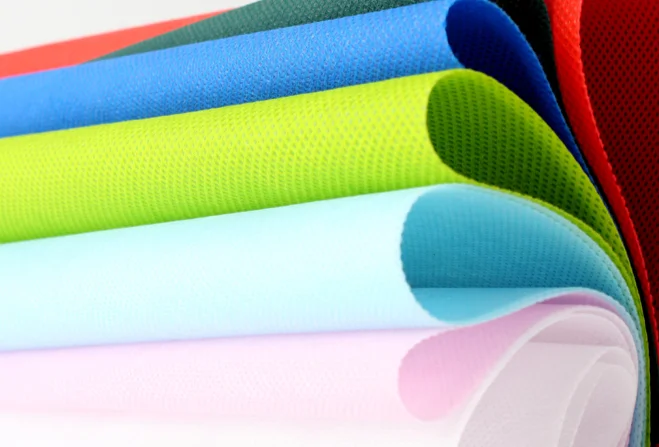 all colors polypropylene trampoline fabric,10~200gsm 100% PP Spunbonded Nonwoven fabric in rolls,