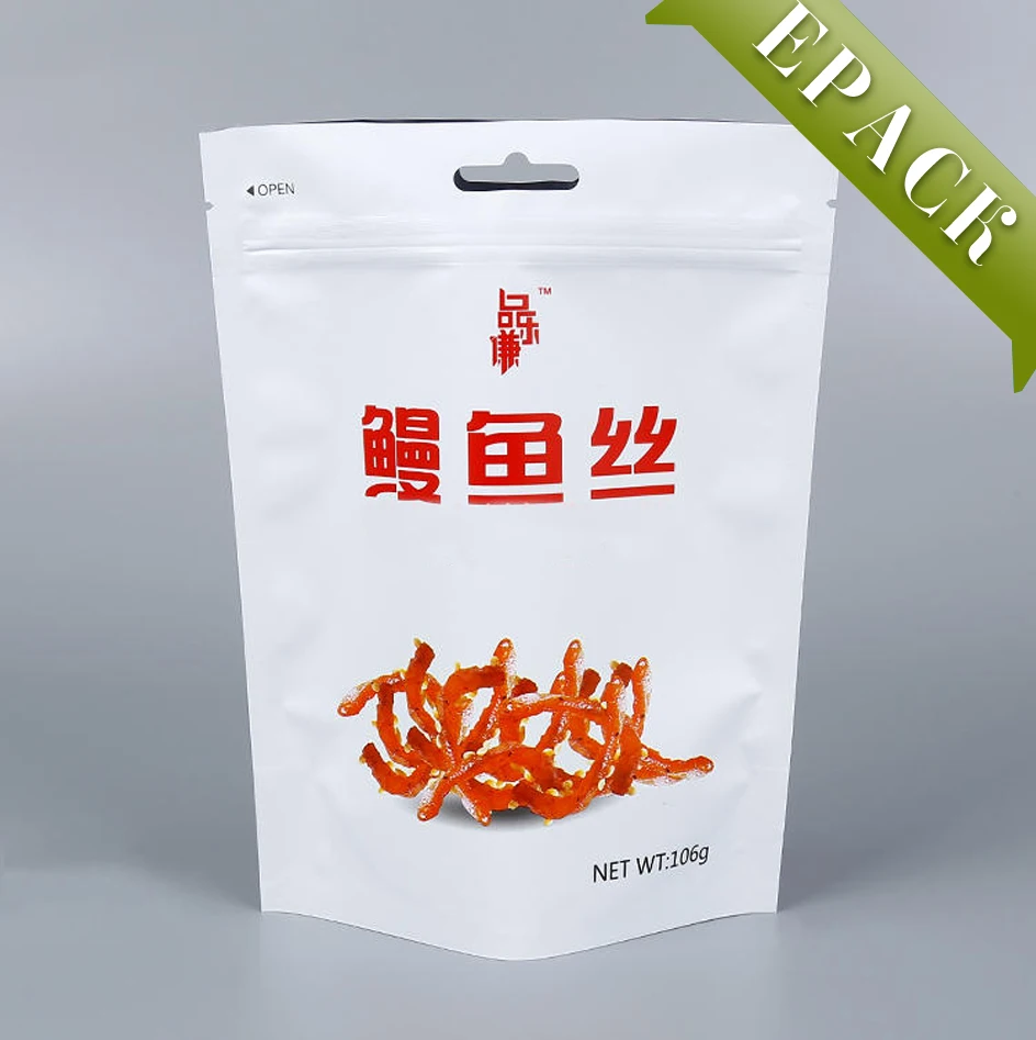 Custom print ziplock food grade dry fruit food stand up pouch bag