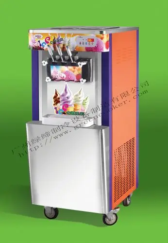 Three flavors hot sale commercial cone counter Ice cream machine stainless steel ice cream machine for sale