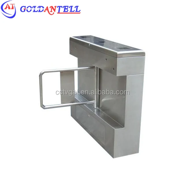 Pedestrian security swing gate barrier