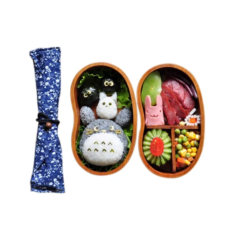 
Wholesale Japanese Food Grade Container School Baby Food Wooden Lunch Bento Box Double-layers Lunch Box 