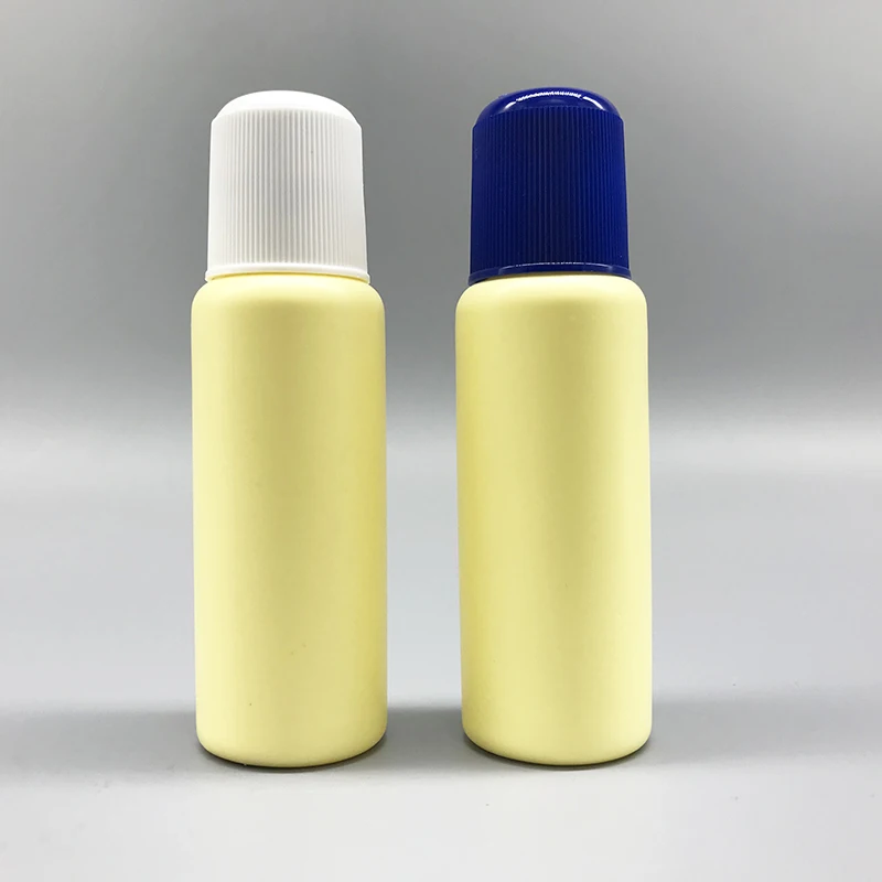 
Medical HDPE 2oz plastic 60ml cleaning glass bottle with sponge applicator 