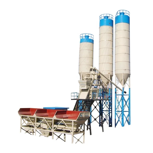 Factory Sale Portable Ready Mixed  HZS35 Fixed Concrete Batching Plant