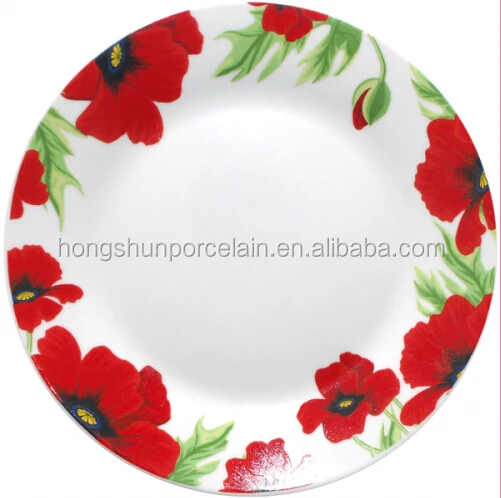 Porcelain dishes for Ukraine market microwave safe ceramic dishes and plates
