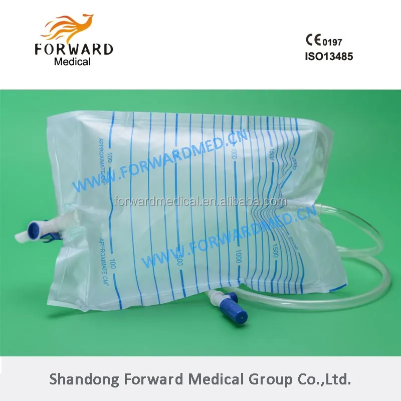 disposable medical adult urine bag and china urine bag