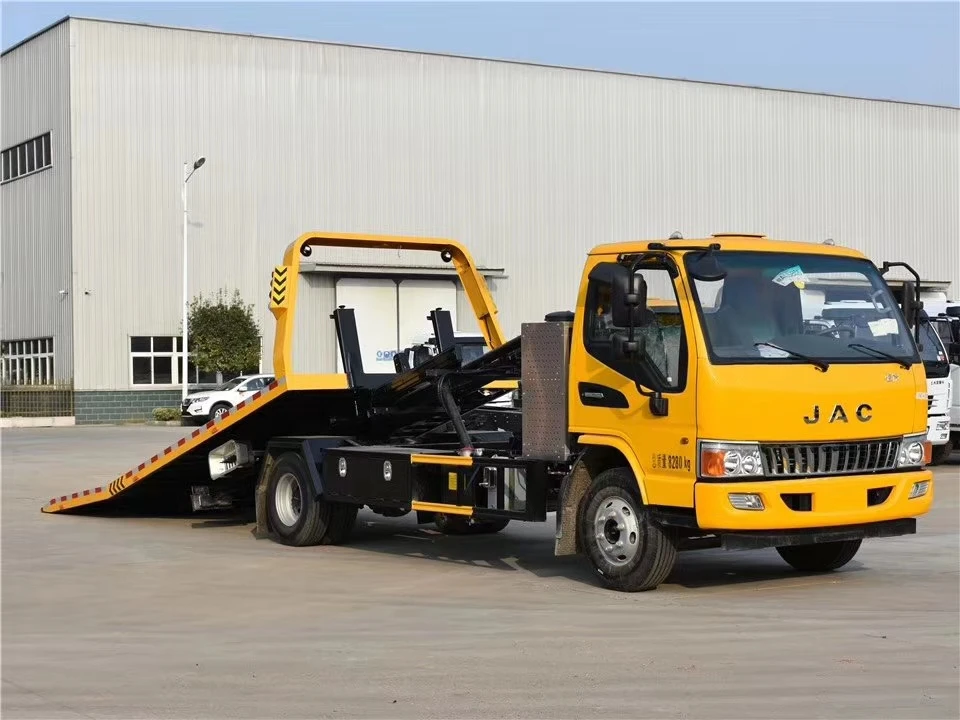 JAC road towing vehicle light duty wrecker towing truck
