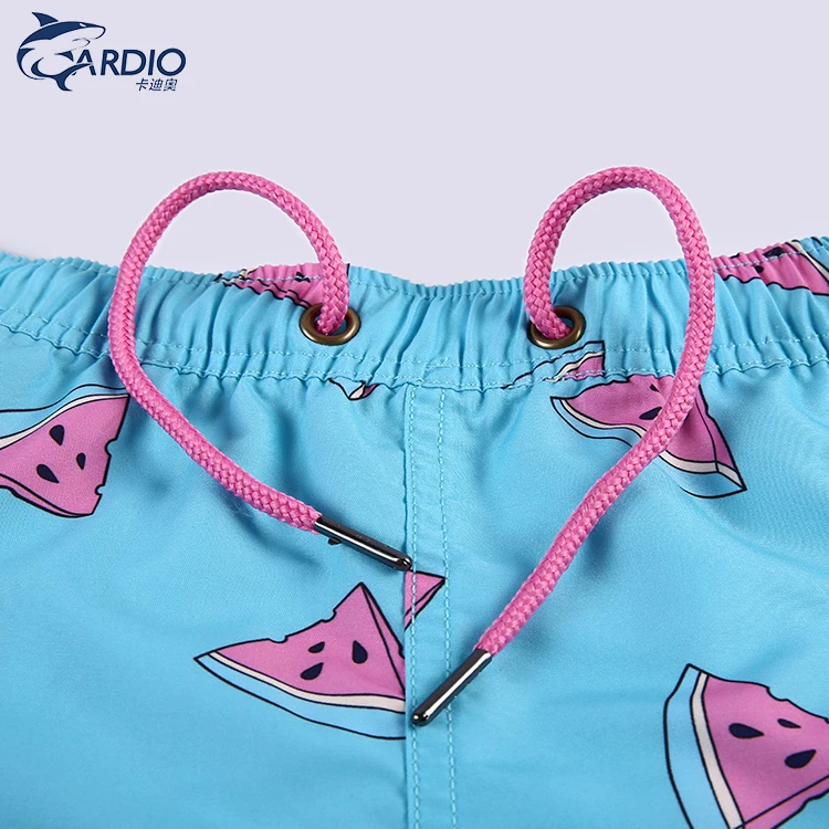 watermelon print quick-dry Swim Trunk  Australian design beach shorts  digital printing 100% polyester track boardshorts