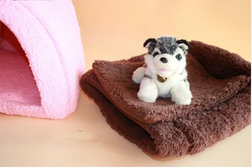 DXL Winter Warm Soft Plush Pet House for Puppy Cat Dog Comfortable Pet Sofa