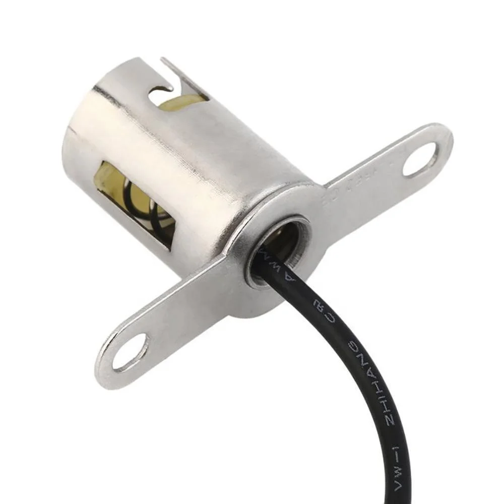 Car LED BA15s 1156 12V Light Bulb Socket Lamp Holder Snap-in With Wire Connector