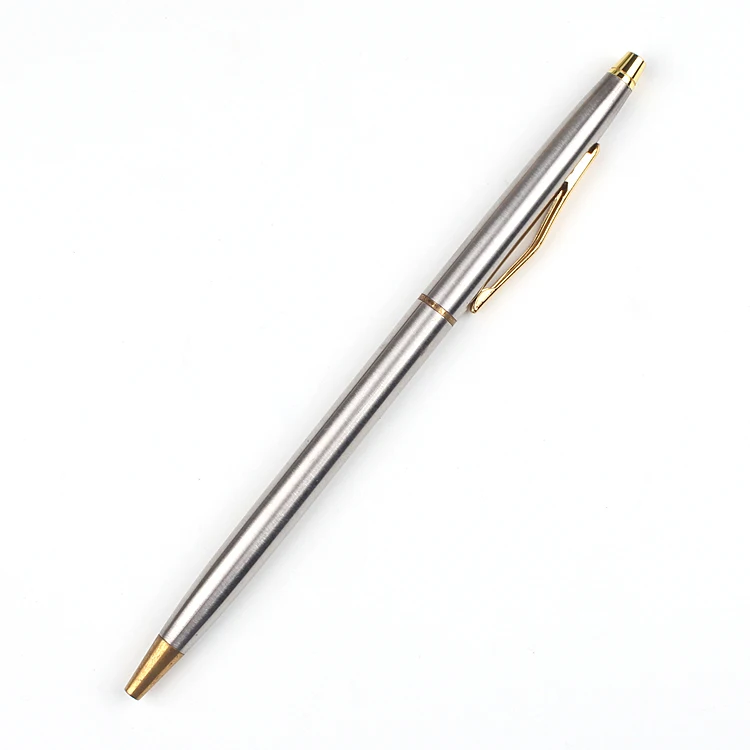 Factory direct import advertising pen promotional silver pen
