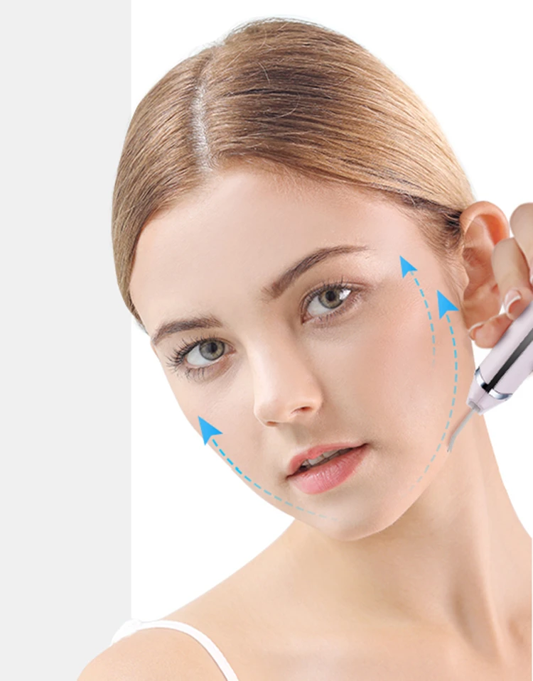 2019 Hot Selling Deep Clean Facial Skin Scraper Electric Ultrasonic Skin Scrubber For Beauty Whitening Facial Machine