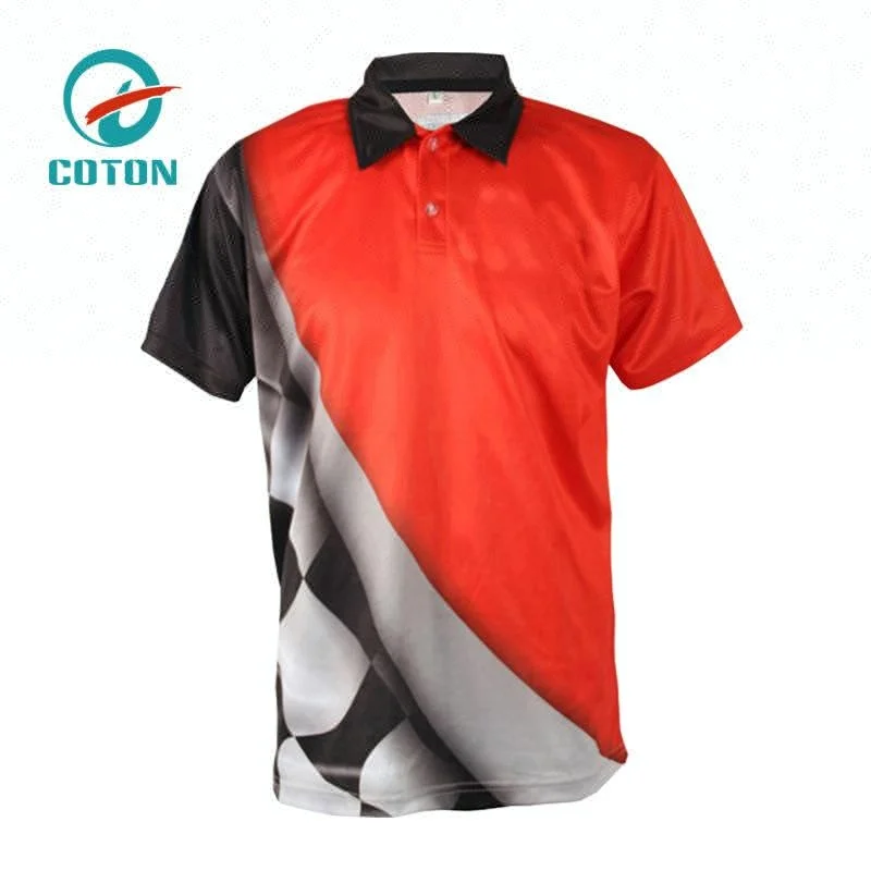 Top quality sublimation 100% polyester dart shirt