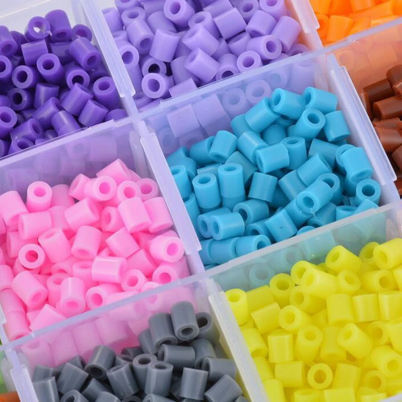 Eco-friendly Funny Puzzle Plastic 5mm Mini Hama Beads DIY Hama Perler Beads